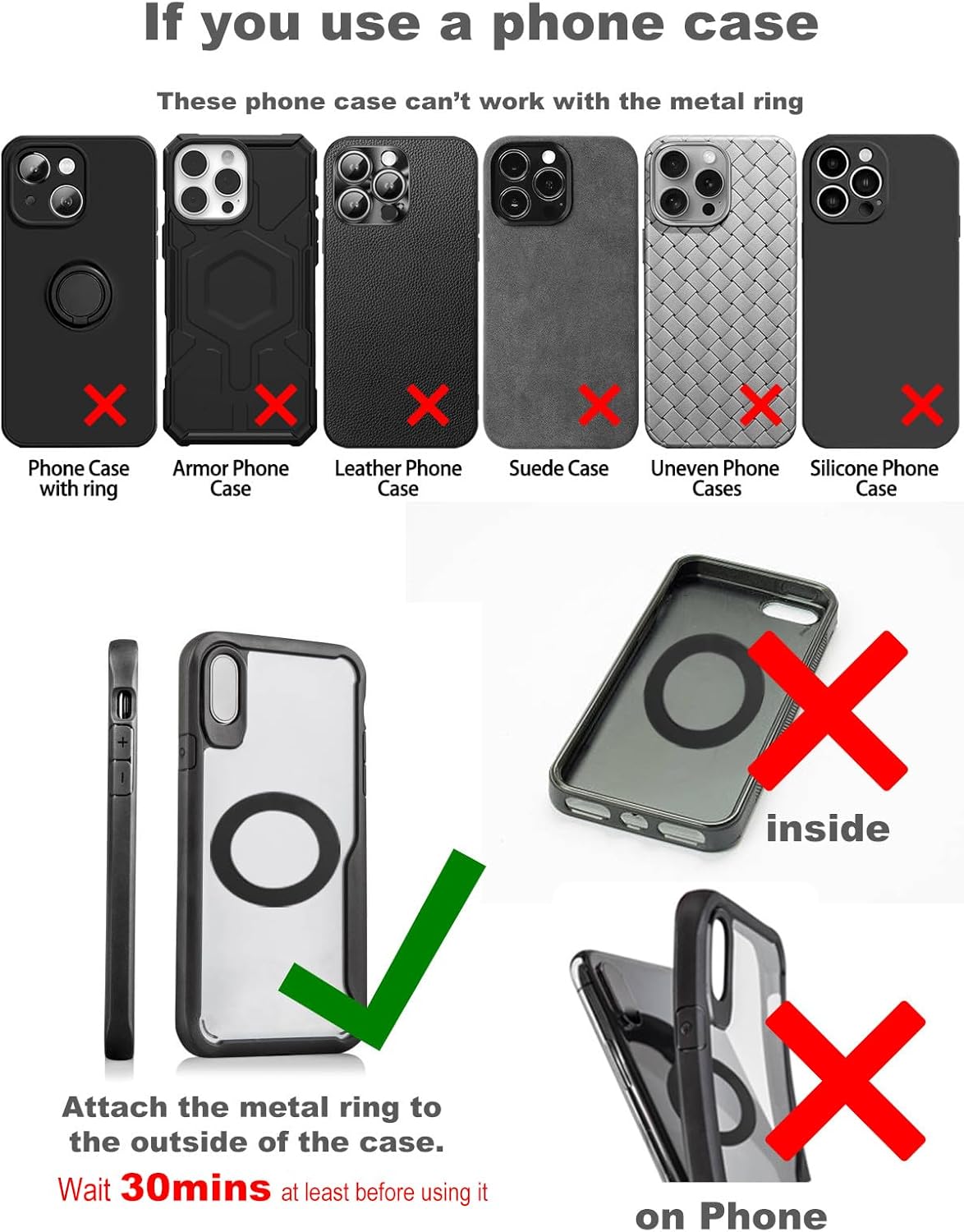 Upgraded 360° Nano Gel Vacuum Magnetic Phone Holder. Car Phone Holder for Magsafe[108+LBS Strongest Suction & 3000gf Strongest Magnetic]. Suction Cup Phone Mount for Car/for iPhone 17 Pro Max